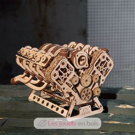V8 Engine mechanical model kit U-70264 Ugears 15