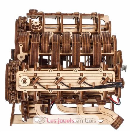 V8 Engine mechanical model kit U-70264 Ugears 4
