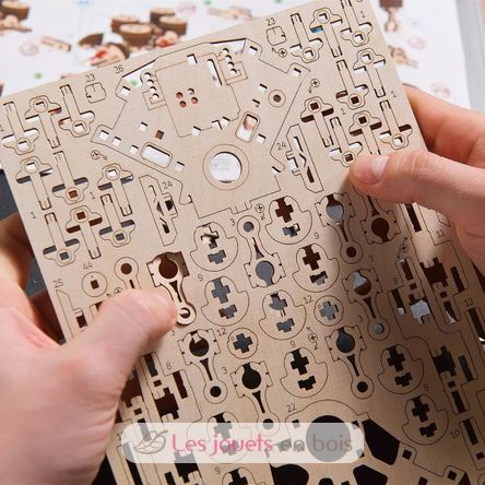 V8 Engine mechanical model kit U-70264 Ugears 7
