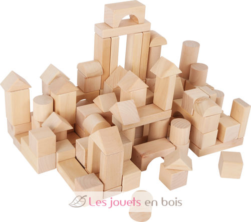 Wooden Blocks natural 100-pack in bag LE7073 Small foot company 1