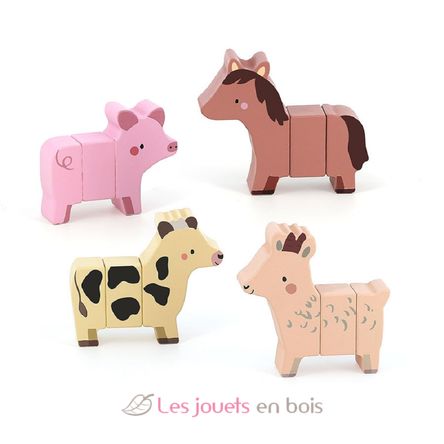 Magnetic Farm Animals Sarah Betz V7116 Vilac 2