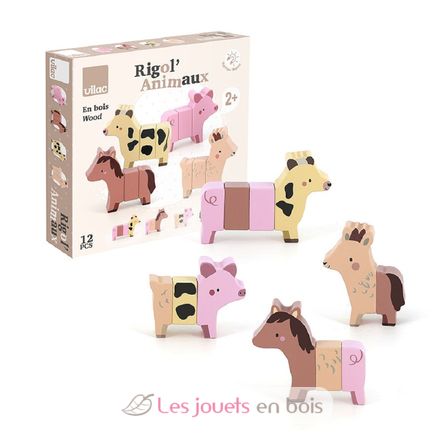 Magnetic Farm Animals Sarah Betz V7116 Vilac 1
