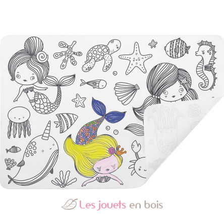 Coloring Placemat - Mermaid UL7119 Ulysse 1