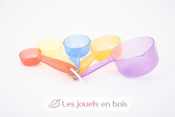 Translucent colour measuring cups TK-73125 TickiT 3