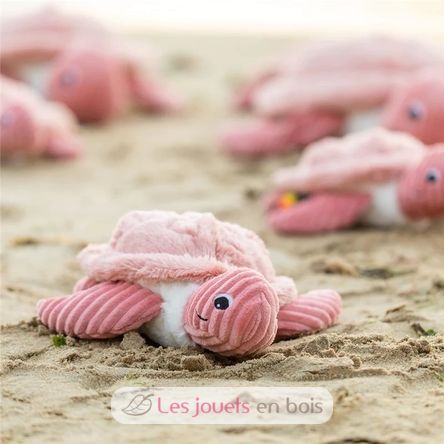 Plush Ptipotos tortoise mom baby pink DE73501 Les Déglingos 5
