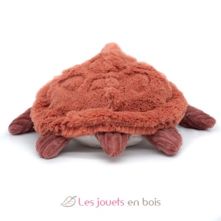 Plush Ptipotos tortoise mom baby terracotta DE73502 Les Déglingos 6