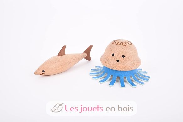 Wooden Sea Creatures TK73518 TickiT 7