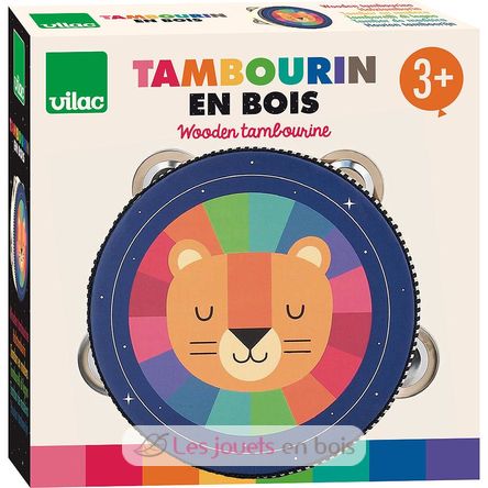 Rainbow tambourine Andy Westface V7408 Vilac 5