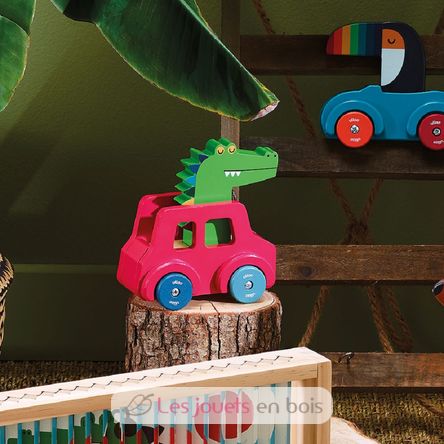 Crocodile tooting car V7426G Vilac 4