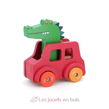 Crocodile tooting car V7426G Vilac 3