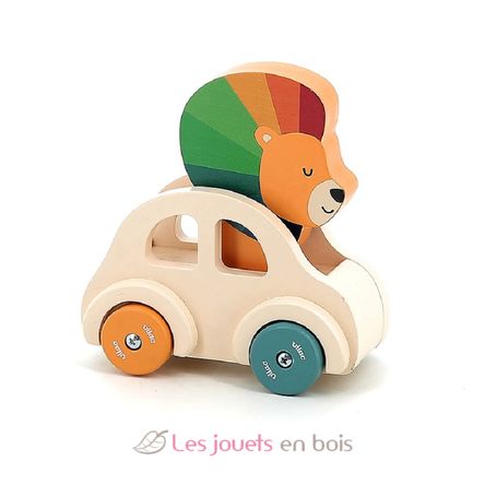 Lion tooting car V7426Y Vilac 1