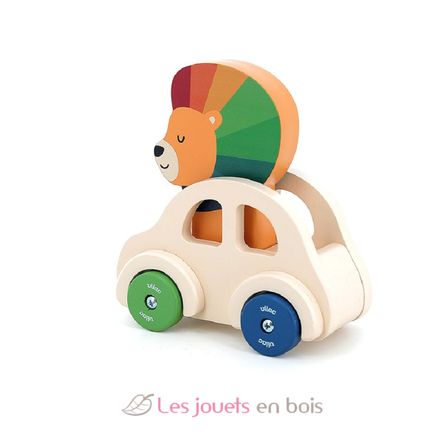 Lion tooting car V7426Y Vilac 5