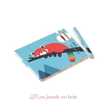 4D Animals Puzzle Trubble V7427 Vilac 7