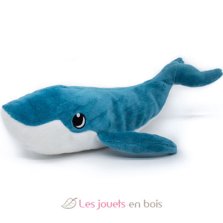 Giant Whale Plush Mom and Her Baby Blue DE74301 Les Déglingos 4