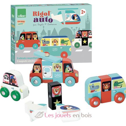 Magnetic Cars Ingela P. Arrhenius V7603 Vilac 1