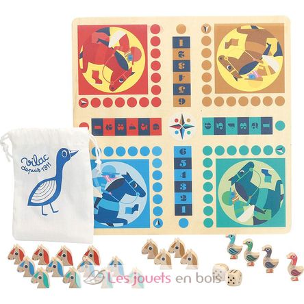 Ludo and goose board Ingela P.Arrhenius V7607 Vilac 3