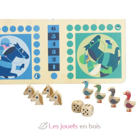 Ludo and goose board Ingela P.Arrhenius V7607 Vilac 5