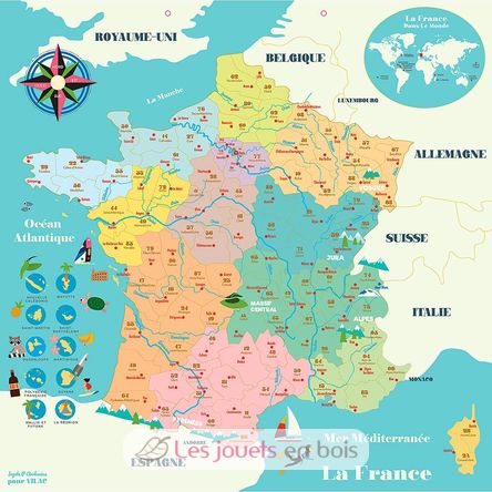 Magnetic map of France Ingela P. Arrhenius V7611 Vilac 2