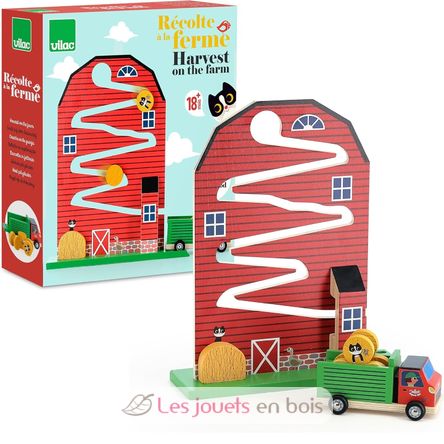 Wooden activity toy - Harvest on the farm V7638 Vilac 4