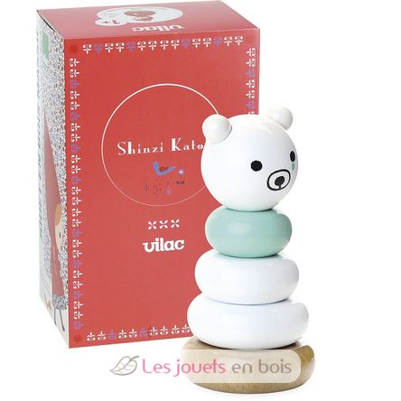 Sora Bear stacking toy V7807 Vilac 3