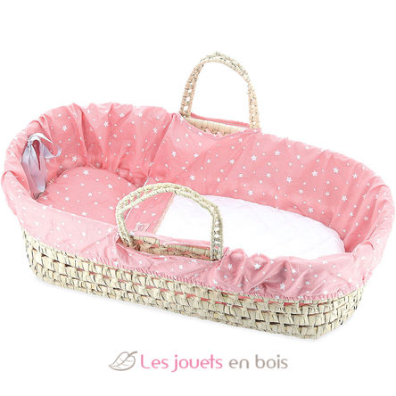 50 cm doll moses basket PE800080 Petitcollin 1