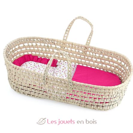 50 cm doll moses basket grenadine PE800121 Petitcollin 1