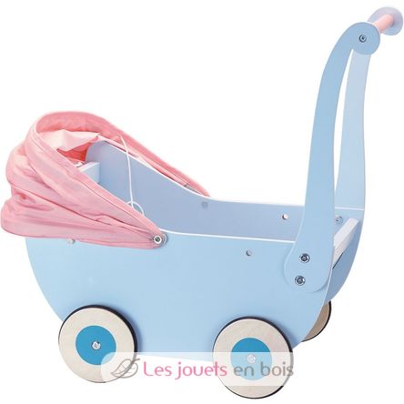 Wooden doll pram PE800217 Petitcollin 2