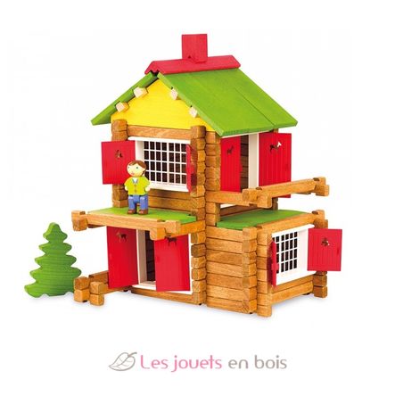 Wooden Chalet Box 135 pieces JJ8007 Jeujura 2