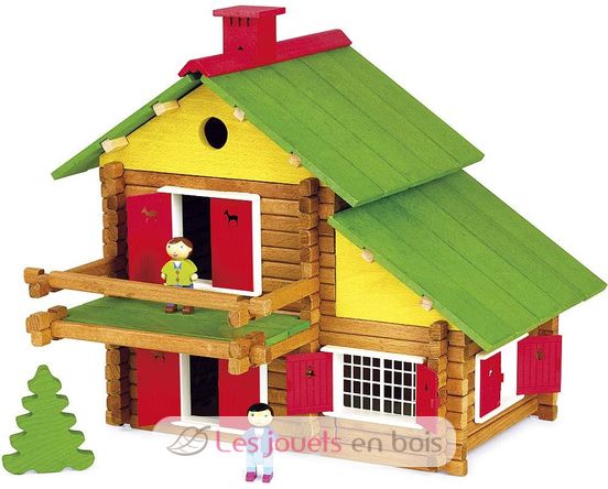 Chalet 175 pieces wooden box JJ8008 Jeujura 2