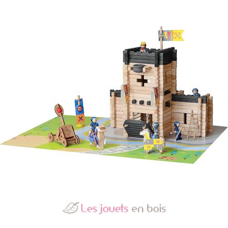 Fortified castle and catapult 270 pcs JJ8028 Jeujura 4