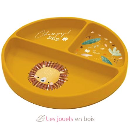 Silicone plate - Chompy the lion SJ-SI0665 Sassi Junior 1
