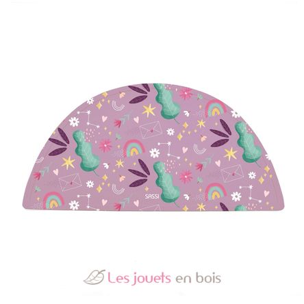 Silicone placemat - Sparkly the unicorn SJ-SI1044 Sassi Junior 1