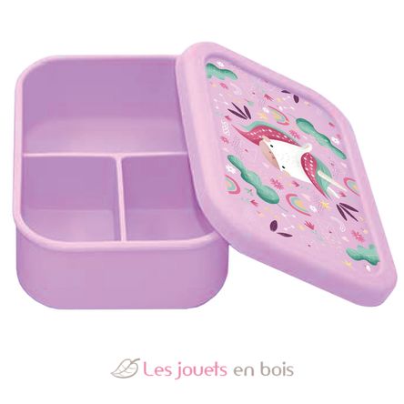 Silicone lunch box - Sparkly the unicorn SJ-SI0863 Sassi Junior 1