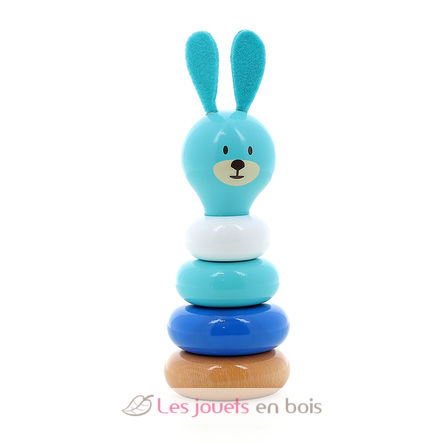Raoul the Rabbit stacking toy V8085B Vilac 1