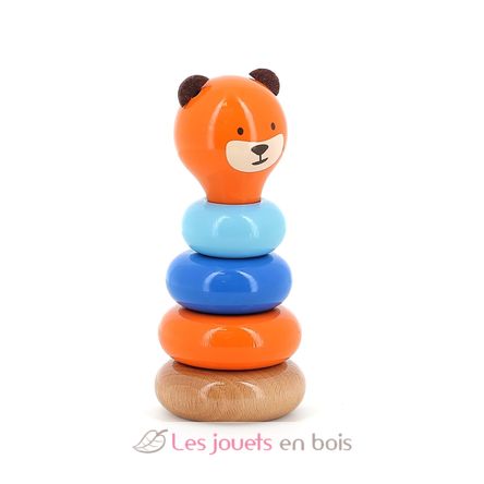 Marcel the bear stacking toy V8085Y Vilac 2