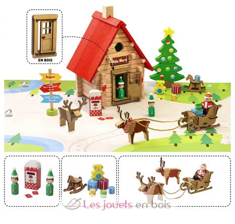 The Christmas Chalet 90 pieces JJ8094 Jeujura 4