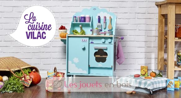 Sky blue kitchen unit V8107 Vilac 6