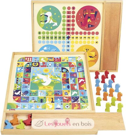 Ludo and goose games board JJ8117 Jeujura 2