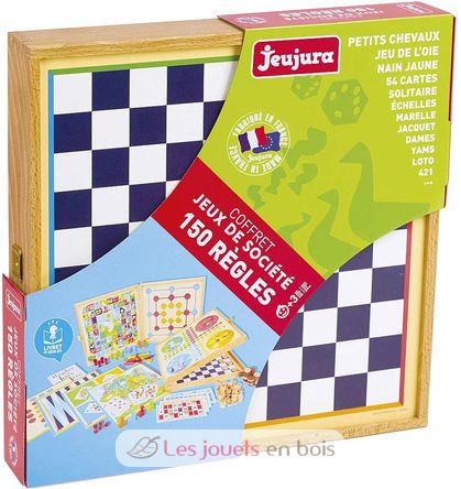 Board Games Box - 150 rules JJ8124 Jeujura 3
