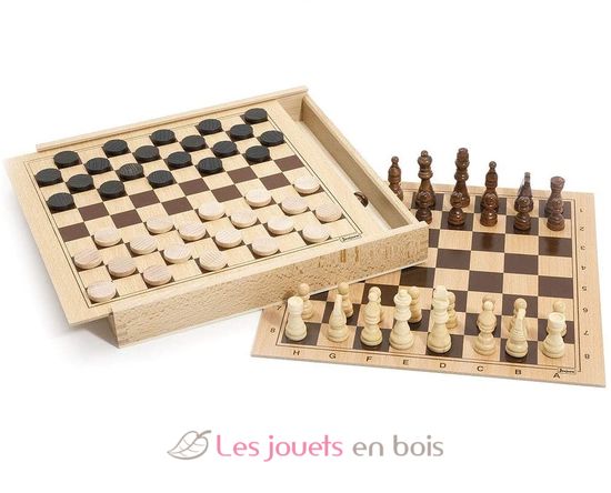 Checkers and Chess Box JJ8133 Jeujura 2