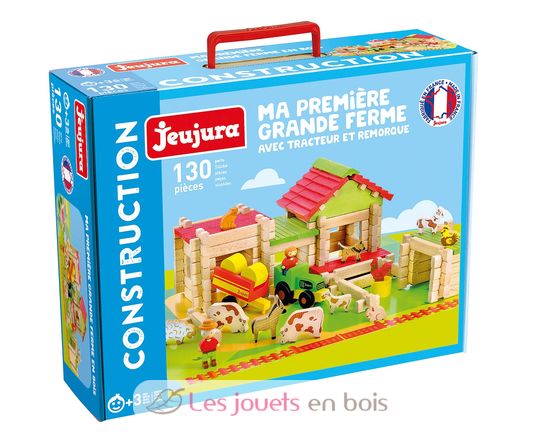 My First Big Wooden Farm 130 pcs JJ8237 Jeujura 1