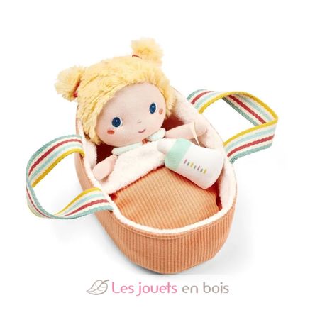 Méla fabric doll with carrycot LL83724 Lilliputiens 1