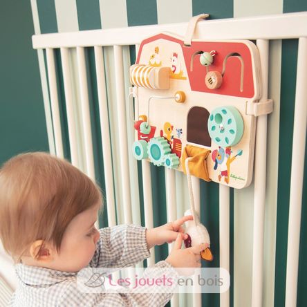 Wooden activity board Farm LL83745 Lilliputiens 2