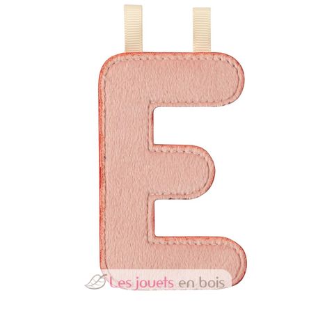 Letter E phosphorescent pink LL83865 Lilliputiens 1