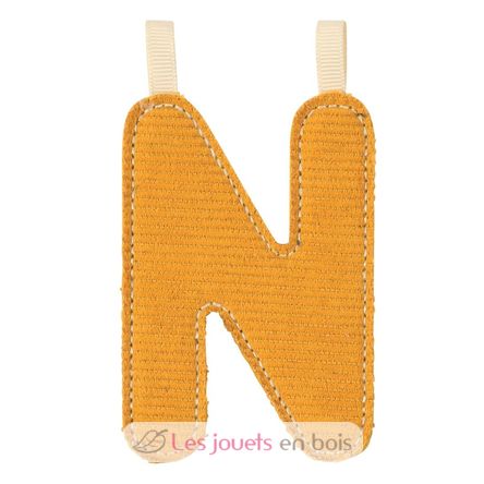 Letter N phosphorescent yellow LL83876 Lilliputiens 1