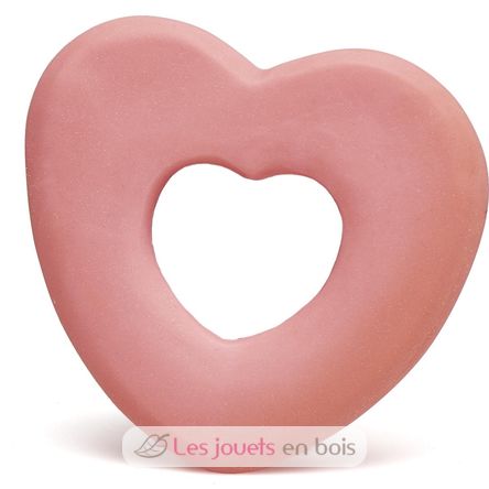Rubber teething ring - Heart LA00502 Lanco Toys 1
