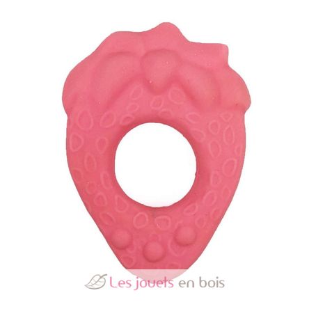 Rubber teething ring - strawberry LA00519 Lanco Toys 2