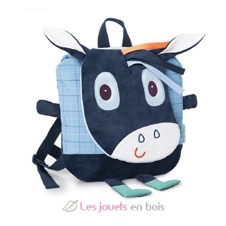 Soft Backpack Ignace the donkey LL84481 Lilliputiens 1
