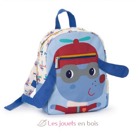 Jules the dog backpack LL84486 Lilliputiens 1