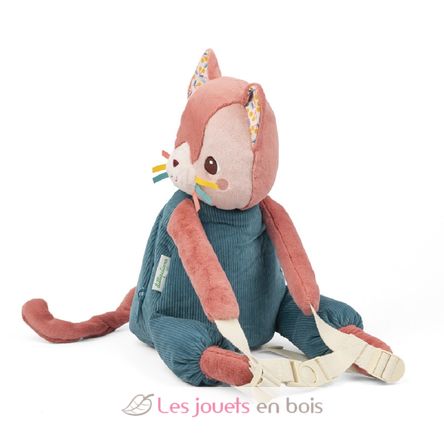 Soft backpack Jeanne the cat LI-84487 Lilliputiens 2